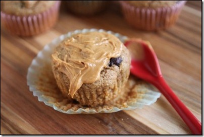 Peanut Butter and Chocolate Chip Oat Muffins