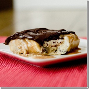 Salted-Caramel-Chocolate-Chip-Cookie Dough Ice Cream Bars