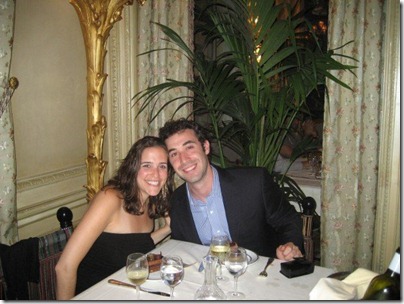 dinner at la duree in 2007 - the first time I had a macaron!
