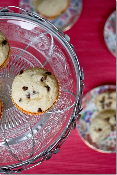 An easy recipe for Perfect Chocolate Chip Muffins from Keep it Sweet Desserts