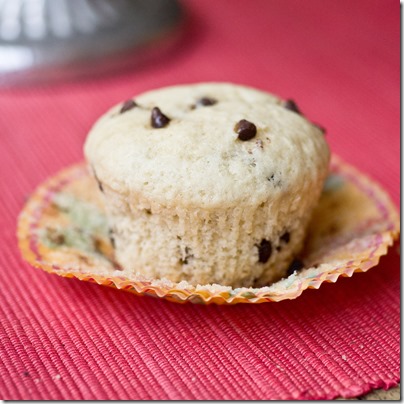 An easy recipe for Perfect Chocolate Chip Muffins from Keep it Sweet Desserts
