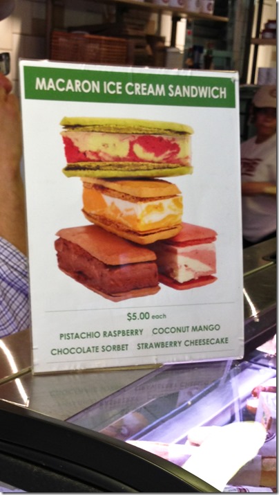 Macaron Ice Cream Sandwiches at Francois Payard; New York City Ice Cream Tour Part 2