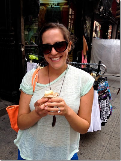 New York City Ice Cream Tour Part 1 - melt  bakery (vanilla shortbread w passion fruit ice cream)