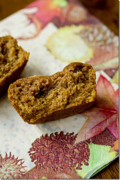 Gluten-Free Pumpkin Muffins Made with Quinoa Flour {Gluten-Free, Dairy-Free}
