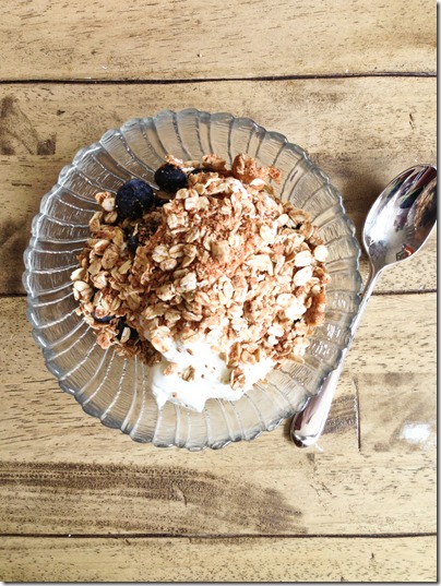 Homemade Peanut Butter & Fig Granola {Gluten-free} - so easy and healthy!