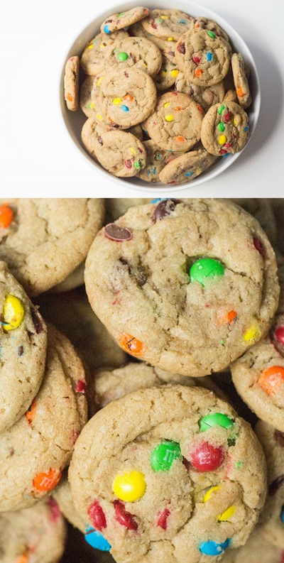 Mini M&M Cookies